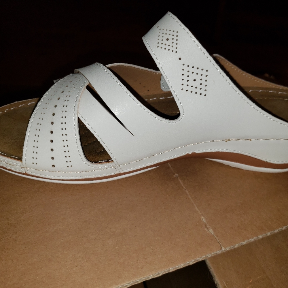 White Sandals